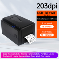 Impresora de Etiquetas de Envío de Códigos de Barras con Transferencia Térmica, Cortador Automático, Ethernet, WIFI, Bluetooth, USB, OEM