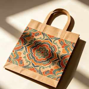 Sacs d'emballage alimentaire personnalisés en papier kraft halal, écologiques, recyclables et réutilisables pour pizzas, poulet frit et plats à emporter en gros - Product Image 6