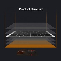 Haute efficacité monocristallin pv module puissance cellulaire 50w 150w mono 250w panneau solaire