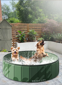 <span class=keywords><strong>Piscine</strong></span> <span class=keywords><strong>pour</strong></span> chiens, <span class=keywords><strong>piscine</strong></span> <span class=keywords><strong>pour</strong></span> enfants en plastique dur et pliable <span class=keywords><strong>pour</strong></span> grands chiens Portable Pet Doggie Wading Swimming Outdoor and Indoor - Product Image 5