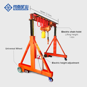 आसान स्थापना 360 डिग्री रोटेशन के साथ आसान खदान गैन्ट्री क्रेन - Product Image 4