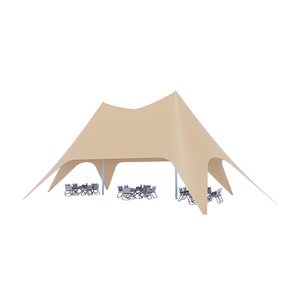 Carpa de Glamping para 6-8 Personas, Tela Oxford, Tipo Extendido, Gran Espacio, Carpa de Camping para Exteriores - Product Image 5