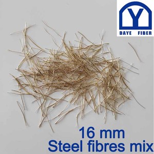 Offre Spéciale : Mélange de fibres d'acier, seulement 70 tonnes en stock, Ganzhou Daye, microfibre d'acier de 16 mm, longueur 17 mm, emballage robuste <span class=keywords><strong>pour</strong></span> UHPC - Product Image 1