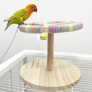 Rulman direksiyon ile doğal ahşap toptan eğitim papağan oyuncak - Product Image 3