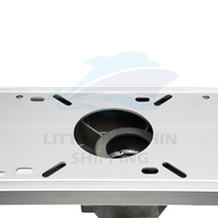 Base de piédestal de table réglable en aluminium Little Dolphin Marine Boat Yacht RV Caravan Yacht