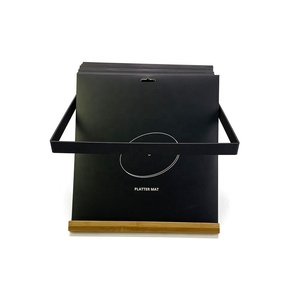 Hochwertige Metall LP Schallplatte <span class=keywords><strong>DVD</strong></span> CD-Speicher Display <span class=keywords><strong>Rack</strong></span> Stand halter Schreibtisch CD-Racks mit Bambus basis - Product Image 2