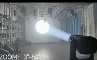 Lyre LED mobile 4-en-1 700W, projecteur de profil hybride LED CMY CTO, grande tête mobile LED avec cadre de profil, contrôle DMX512, CRI 95