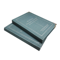 Cahier quotidien personnel personnalisé de luxe taille A5 tissu PP fil couture selle couture luxe imprimé planificateur Journal Journal