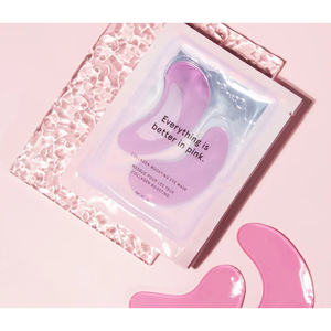 LS012 OEM/ODM Private Label Pink <strong>Eye</strong> Patches - 24 Pairs Collagen &amp; <strong>HA</strong> for Dark Circles Puffiness - Product Image 6