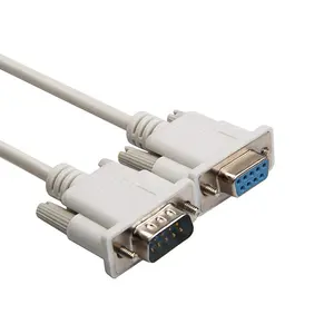 Straight Through DB9 9 Pin Serial / RS232 Male zu Female Extension Cable