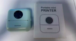 Mini Impresora Térmica Portátil Inalámbrica sin Tinta de 58 mm y 203 dpi, Impresora de Etiquetas, Impresora de Fotos para Teléfono, Uso Escolar y de Oficina, 1000 mAh