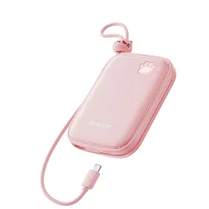 Joyroom 2023 Nieuwe Pd Qc3.0 Snel Opladen Powerbank JR-L008 Plus Cutie Serie 22.5W Power Bank Met Kickstand 20000Mah