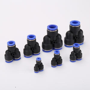 Raccord pneumatique en T de type Y, raccord rapide en plastique pour tuyau d'air, réducteur rapide pour gaz sur tuyau, modèle PW8-6 PY-4/6 - Product Image 4