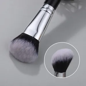 Curve Angled Kabuki Face Foundation Brush Multi-functional Contour Concealer Cosmetics Face Brush Private Label Wholesale