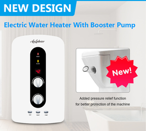 Pompe à eau chaude électrique avec affichage LED, en acier inoxydable, chauffage rapide, protection contre la surchauffe, étanche IPX4 - Product Image 5