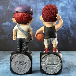 Figurine de sport anime en PVC Q-Version Hanamichi <span class=keywords><strong>Sakuragi</strong></span> de <span class=keywords><strong>Slam</strong></span> <span class=keywords><strong>Dunk</strong></span>, modèle amusant et déguisé pour bureau - Product Image 4