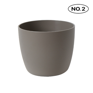 Maceta Moderna Plafarm Marrón de PP No. 2 con Riego Inferior y Indicador de Nivel de Agua Visible para Plantas de Interior, Oficina, Escritorio y Vivero - Product Image 2