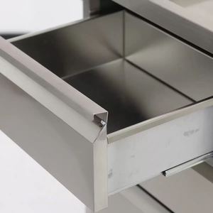 Fuying Stainless Steel Salon <b>Tool</b> Cabinet with 5 Drawers Salon Trolley 4-Wheel Beauty Salon Furniture - Product Image 6