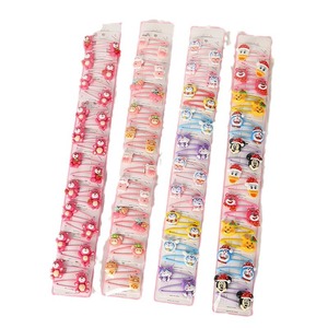 Pinzas para el pelo de dibujos animados para niños, 10 cm, uso diario, color aleatorio, accesorios de princesa - Product Image 5