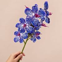 Bunga Anggrek Vanda Buatan dari Bahan EVA Berkualitas Tinggi dengan Motif Bunga Tropis untuk Dekorasi Rumah dan Pengaturan Dekorasi Pernikahan.