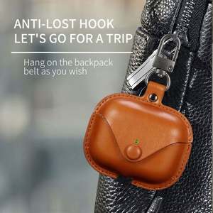 Funda protectora de cuero PU para <span class=keywords><strong>Apple</strong></span> AirPods Pro 4 <span class=keywords><strong>3</strong></span> 2 1 <span class=keywords><strong>Earpods</strong></span> Accesorios Funda con AirPods de tercera generación - Product Image 5