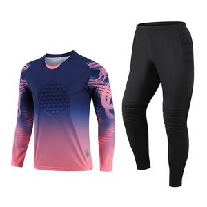 Nuovo modello personalizzato ragazzi di colore bianco del <span class=keywords><strong>portiere</strong></span> di <span class=keywords><strong>calcio</strong></span> di <span class=keywords><strong>calcio</strong></span> di sublimazione Sport maglia da <span class=keywords><strong>calcio</strong></span> con il prezzo a buon mercato uniformi - Product Image 4