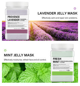 Masque hydro-gel pour visage en cristal de marque personnalisée Masque doux en gelée de collagène pour le visage Masque hydro-gel pour le visage <span class=keywords><strong>Poudre</strong></span> d'or de l'Himalaya pur - Product Image 3