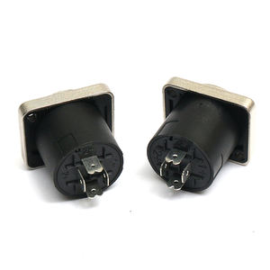 OEM عينة مجانية المهنية مرحلة المتكلم محول مدفع المكونات رباعي النواة مدفع الرأس مقبس معدني - Product Image 5