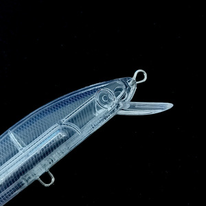 Señuelo de Pesca de 12.5cm/38.6g, Minnow Hundible sin Pintar, Cebo Artificial Duro para Pesca <span class=keywords><strong>en</strong></span> el Mar, Artículos de Pesca, Señuelos <span class=keywords><strong>en</strong></span> Blanco - Product Image 4