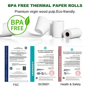 Rouleaux <span class=keywords><strong>de</strong></span> papier thermique couleur 80x80 pour imprimante, 48 g/m², impression couleur, 57 mm, 80 mm, papier <span class=keywords><strong>de</strong></span> reçu pour billetterie, loterie, banque - Product Image 5