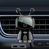 Diffuseur d'air automatique pour voiture, robot mignon, en plastique écologique, à évaporation naturelle sans électricité, pour parfum d'ambiance au sol