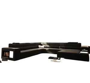 Canapé d'angle en cuir, Design de luxe, pour salon, bureau, maison, nouveau modèle, prix d'usine, - Product Image 1