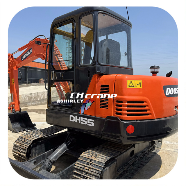 Mini Working Crawler Excavator Used Doosan Dh55 Excavator Doosan DH60 Dh70 Dh75 Mini Excavator From South Korea on Sale