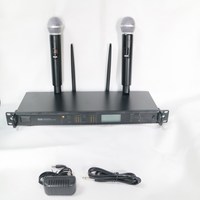 Système de microphone sans fil AD2D avancé à double canal Pro 2 SM cardioïde 58 micros vocaux de performance de scène DJ karaoké