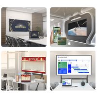 Pantalla Comercial Amdox de 55 Pulgadas, MOQ Bajo, Pantalla LCD para Sala de Reuniones de Oficina, Señalización Digital UHD, Monitor Android 4K, Video Wall de Animación