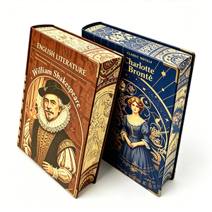 Libro Personalizzato con Copertina Rigida, Stampa UV e Offset, Bordo Verniciato Nero, Collezione Romantica con Rilegatura Dorata - Product Image 2