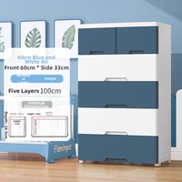 Organizador de Cajones de Plástico de Varias Capas para Guardar Objetos, para Dormitorio de Bebés y Niños, Sala de Estar, Oficina, Caja de Almacenamiento Apilable de PP