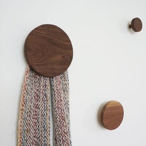 Vòng Gỗ Knob Tường Móc Handmade Rắn Gỗ Móc Áo Gỗ Tự Làm Thủ Công - Product Image 3