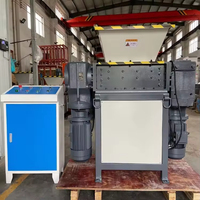Broyeur de coco ZNW, déchiqueteuse de palettes en bois, concasseur de plastique, conception à double arbre, coupe transversale, 22 kW, 380 V, moteur à engrenages en alliage