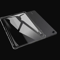 Housse transparente pure anti-chute à quatre coins pour Samsung Galaxy Tab A9 8.7 X110 X115 étuis pour tablette minces en TPU souple et transparent