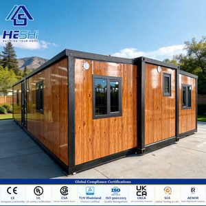 Casa Container Prefabbricata Espandibile Pronta all'Uso 40Ft 20Ft con 1 2 3 4 5 Camere da Letto, Bagno, Giardino, Casa Modulare, Granny Flat - Product Image 1