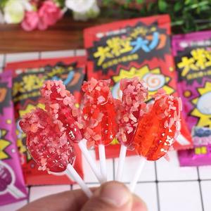 Sucettes aux saveurs de fruits variés et bonbons magiques qui éclatent, chewing-gum fruité multicolores en boîte, 16g - Product Image 4