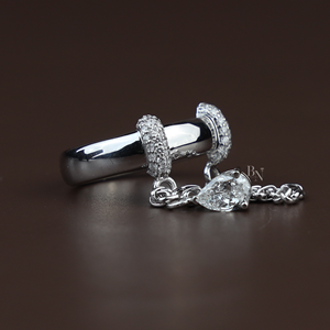 Anillo de Compromiso de Diamante Cultivado en Laboratorio de Lujo de 1.1 Quilates para Mujer, Joyería Fina de Primera Calidad en Plata, Oro de 10K, Oro de 14K, Oro de 18K - Product Image 3