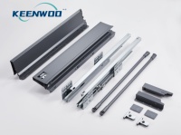 Keenwoo Boîte à tiroirs à fermeture douce pour armoires de cuisine 84MM 135MM 167MM 199MM Hauteurs pour meubles de salon