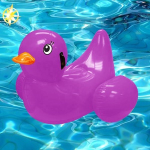 Fun Party Supplies Inflatable Purple Duck Floating Row - Product Image 5