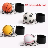 Balle élastique magique en plastique pour le poignet, balle de coordination œil-main à lancer à la main, pour l'entraînement et le fitness en extérieur des seniors