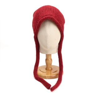 Msmc Knit <b>Bonnet</b> Hat With Long Tassels Winter Warm Fashion Adult Women Beanie Cap 54-56Cm Acrylic Material - Product Image 4