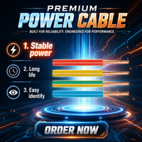 Cable Eléctrico de Cobre de un Solo Núcleo BV 1.5mm 2.5mm 4mm 6mm con Aislamiento de PVC para Instalaciones y Proyectos de Cableado Doméstico