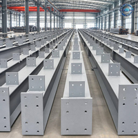 Bâtiment d'entrepôt en structure acier sur mesure, usine industrielle préfabriquée, atelier, charpente en acier à poutres en H