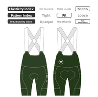 Cuissard de cyclisme TOSUOD à séchage rapide, grande taille, unisexe, léger et respirant pour l'été, pour vélo de route